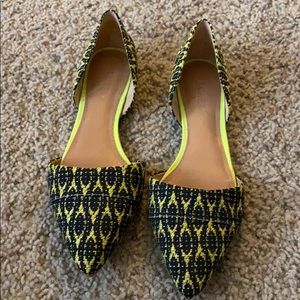 J. Crew size 8 1/2 flats. Never worn